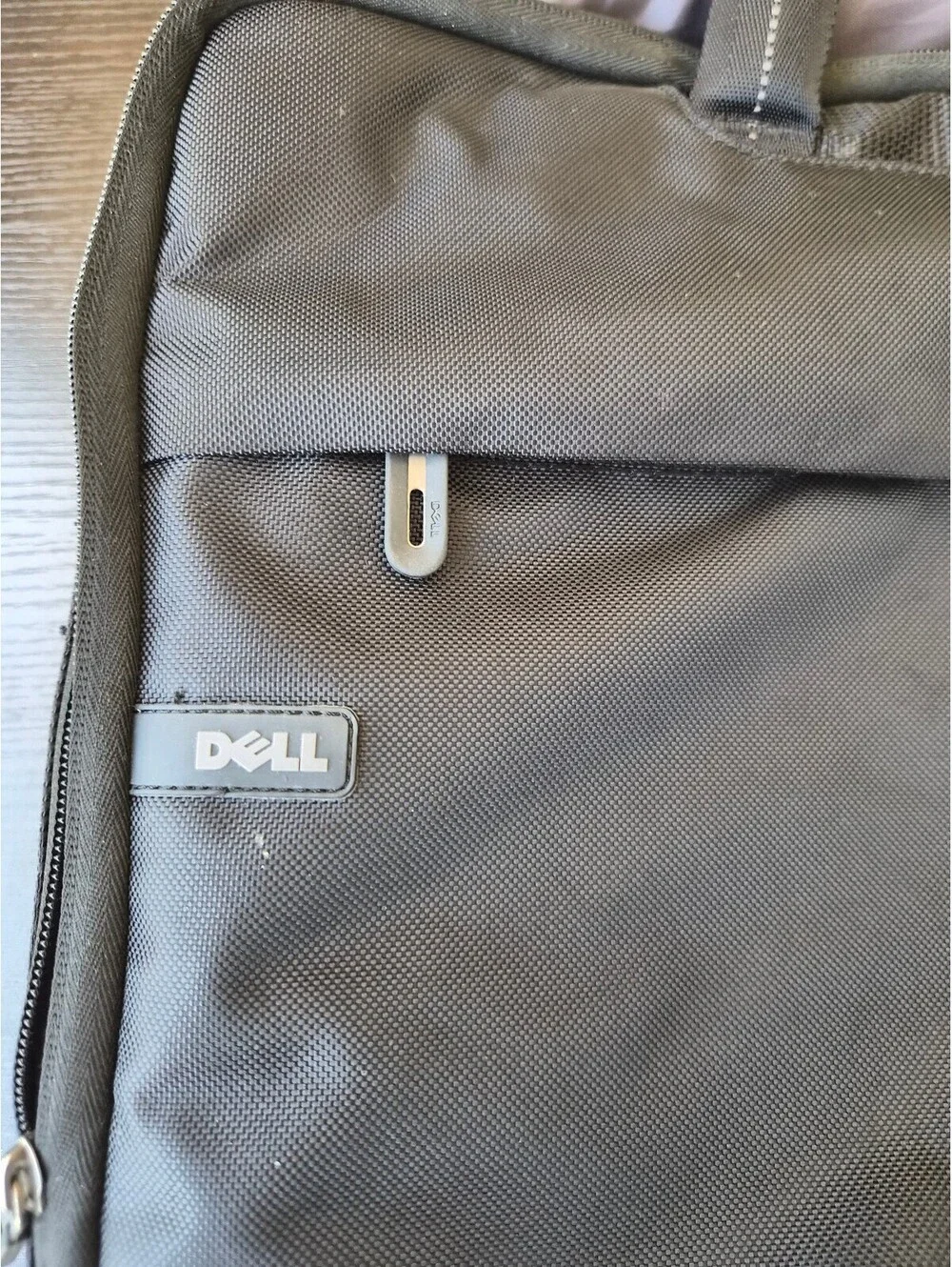 Dell Black Padded Laptop Briefcase Messenger Bag with Shoulder Strap